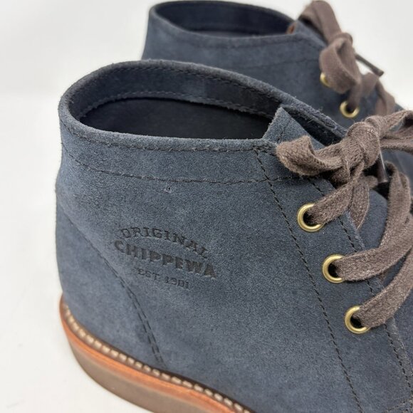 Original Chippewa men\'s Milford chukka boots navy blue 9E EU 43 suede main image 4